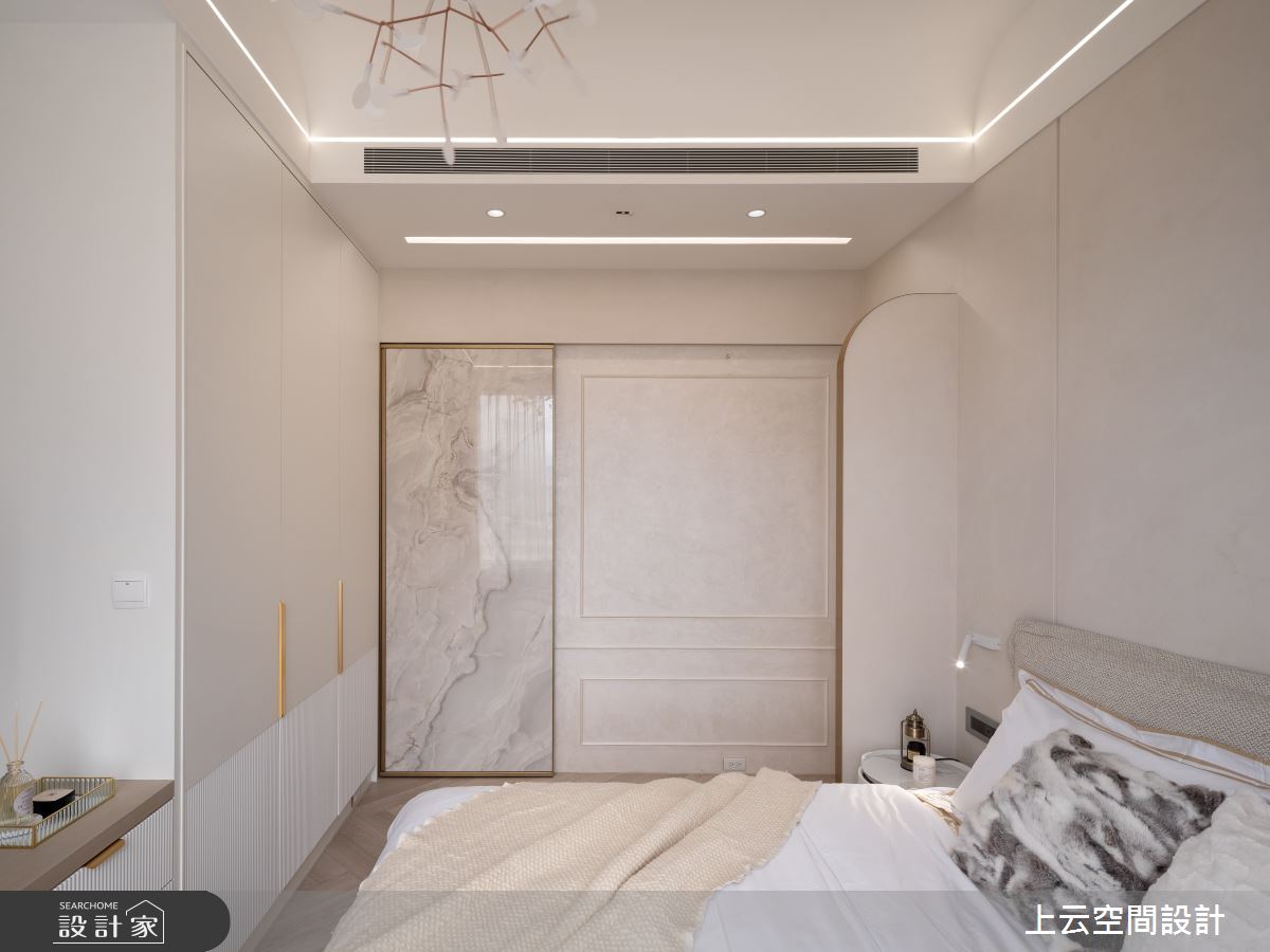 22坪中古屋(5~15年)＿優雅侘寂輕奢風臥室案例圖片＿上云空間設計＿上云_雅雋MUSE之30