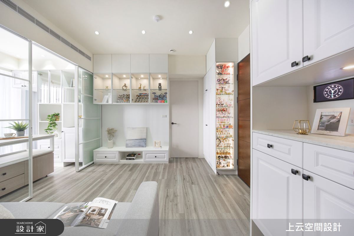 17坪新成屋(5年以下)＿現代美式風客廳案例圖片＿上云空間設計＿上云_冉冉之8