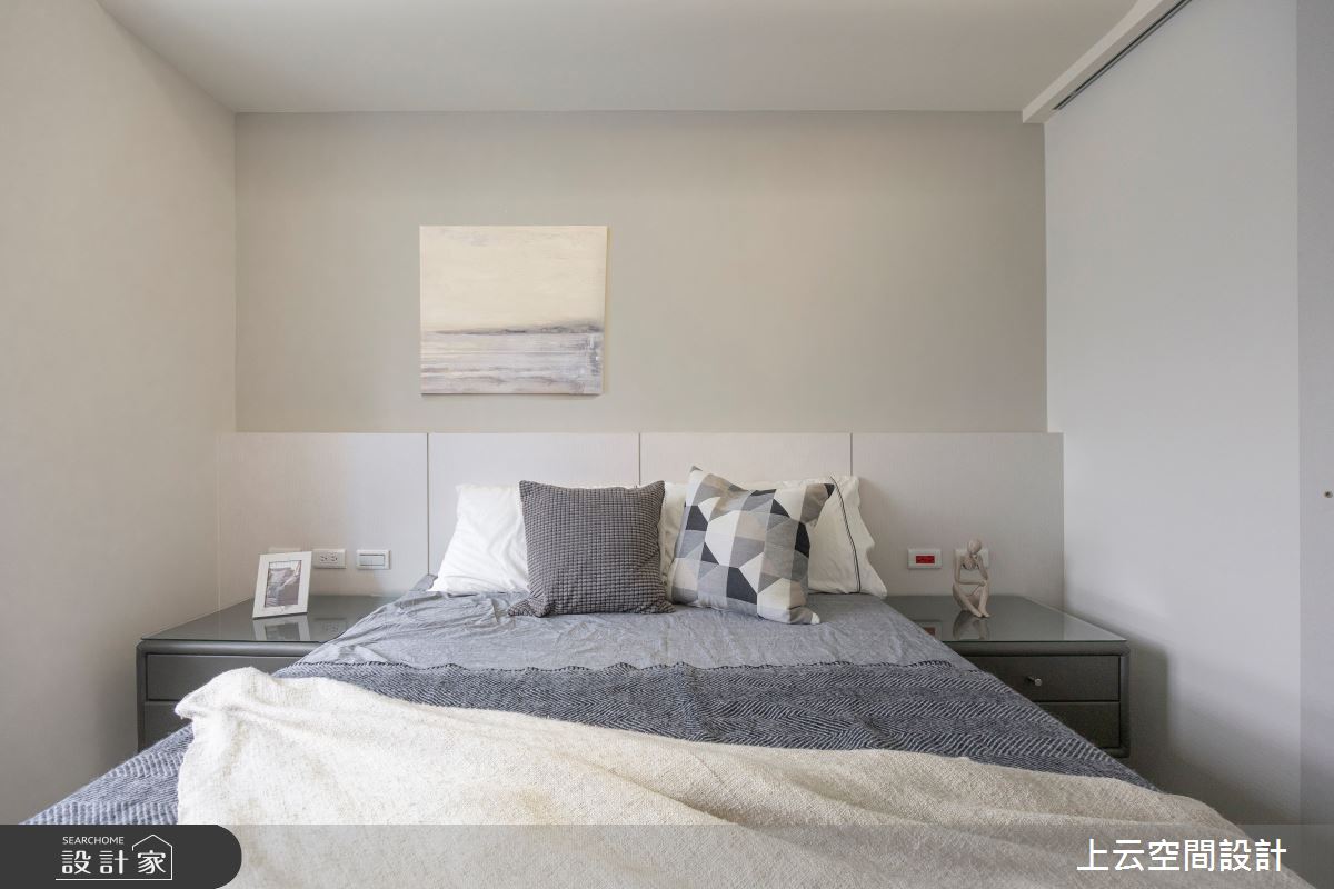 17坪新成屋(5年以下)＿現代美式風臥室案例圖片＿上云空間設計＿上云_冉冉之11
