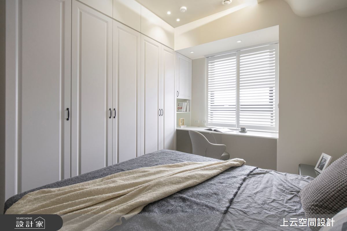 17坪新成屋(5年以下)＿現代美式風臥室案例圖片＿上云空間設計＿上云_冉冉之12