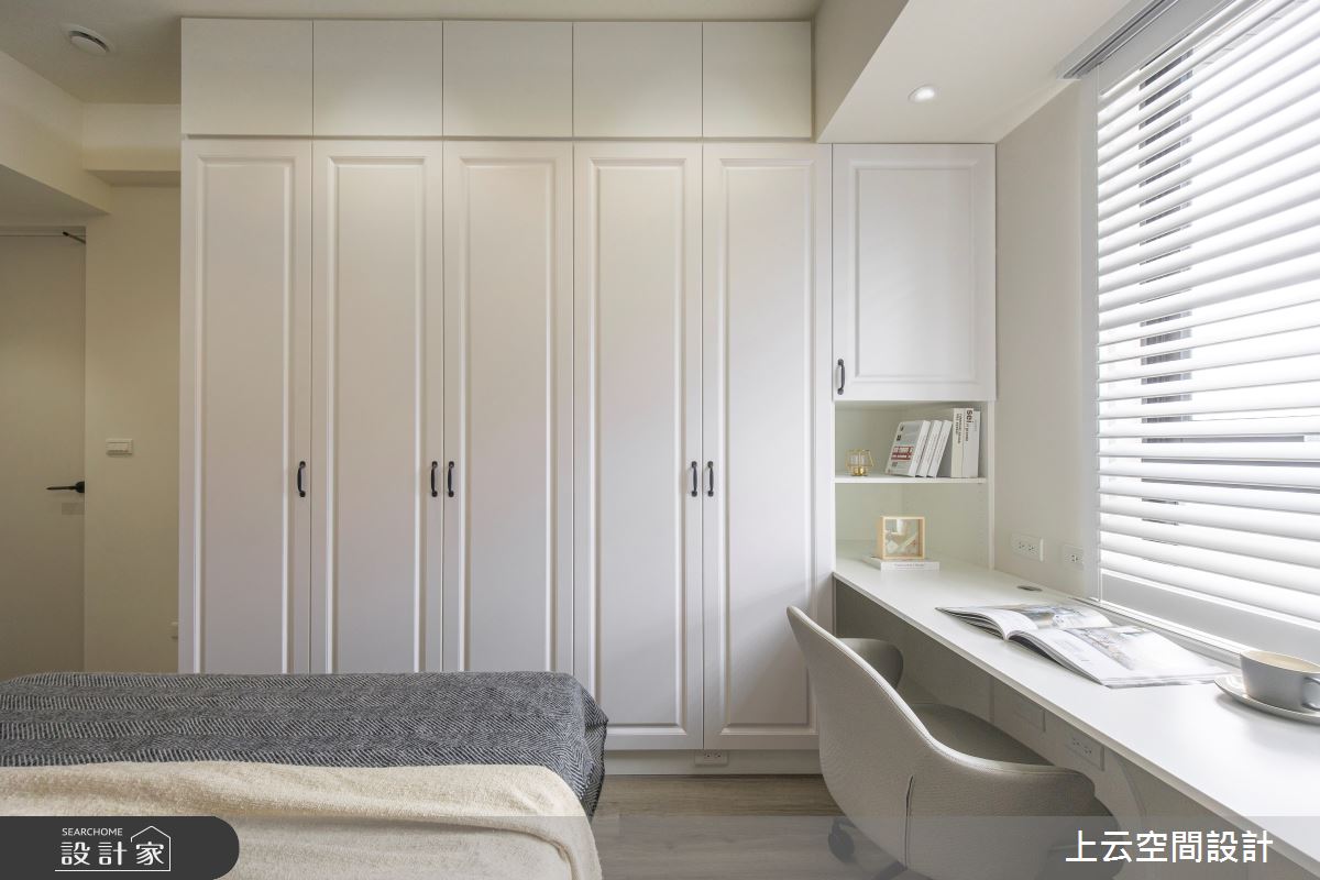 17坪新成屋(5年以下)＿現代美式風臥室案例圖片＿上云空間設計＿上云_冉冉之13