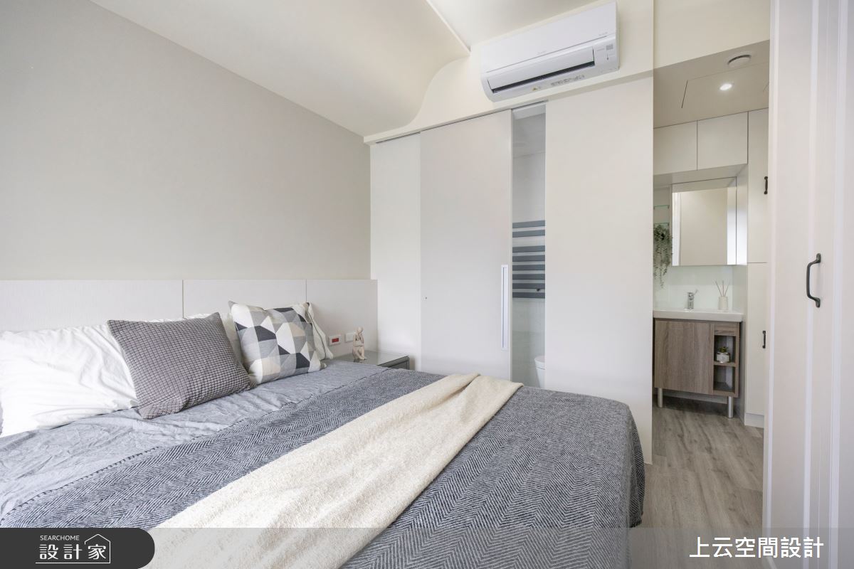 17坪新成屋(5年以下)＿現代美式風臥室案例圖片＿上云空間設計＿上云_冉冉之14