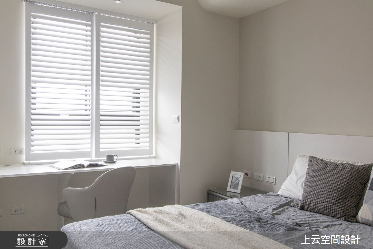 17坪新成屋(5年以下)＿現代美式風臥室案例圖片＿上云空間設計＿上云_冉冉之15