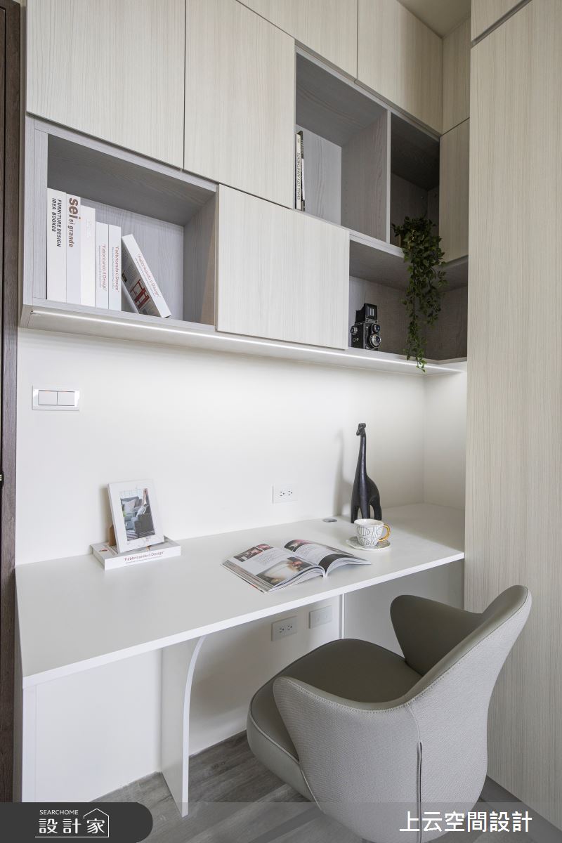 17坪新成屋(5年以下)＿現代美式風臥室案例圖片＿上云空間設計＿上云_冉冉之21