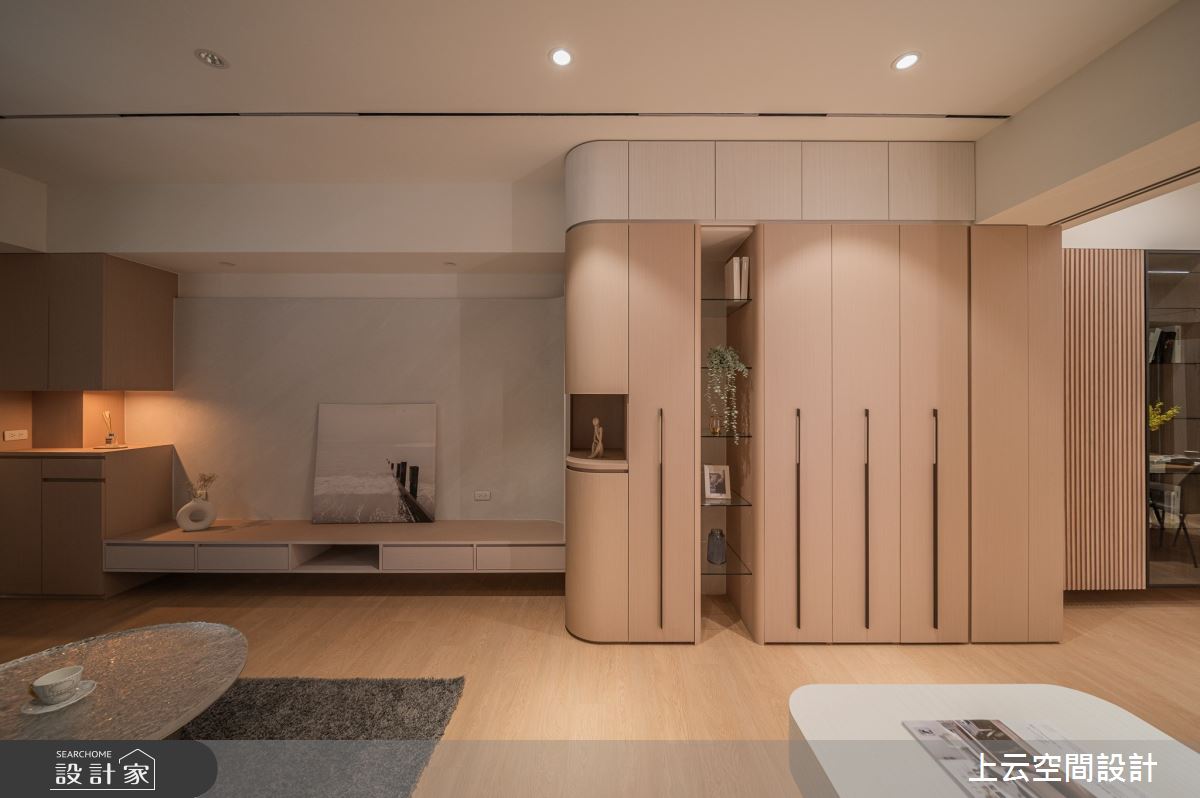 37坪老屋(41~50年)＿現代簡約風客廳案例圖片＿上云空間設計＿上云_隱.寓之165
