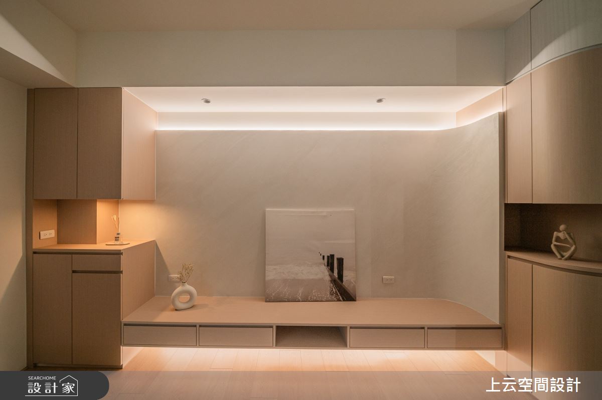 37坪老屋(41~50年)＿現代簡約風客廳案例圖片＿上云空間設計＿上云_隱.寓之5
