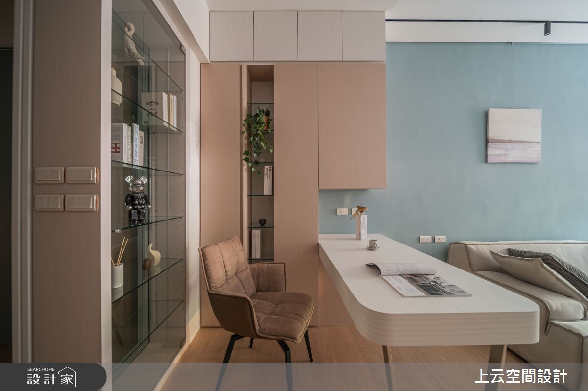 37坪老屋(41~50年)＿現代簡約風書房案例圖片＿上云空間設計＿上云_隱.寓之17