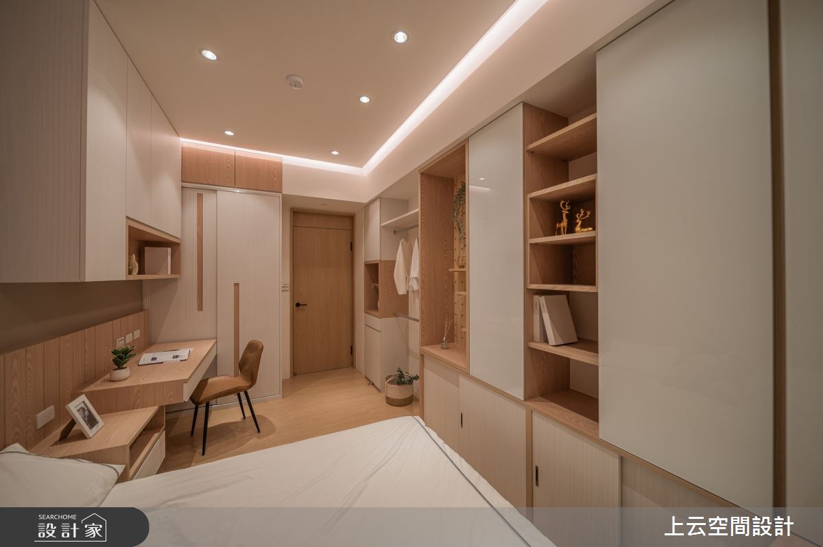 37坪老屋(41~50年)＿現代簡約風臥室案例圖片＿上云空間設計＿上云_隱.寓之33