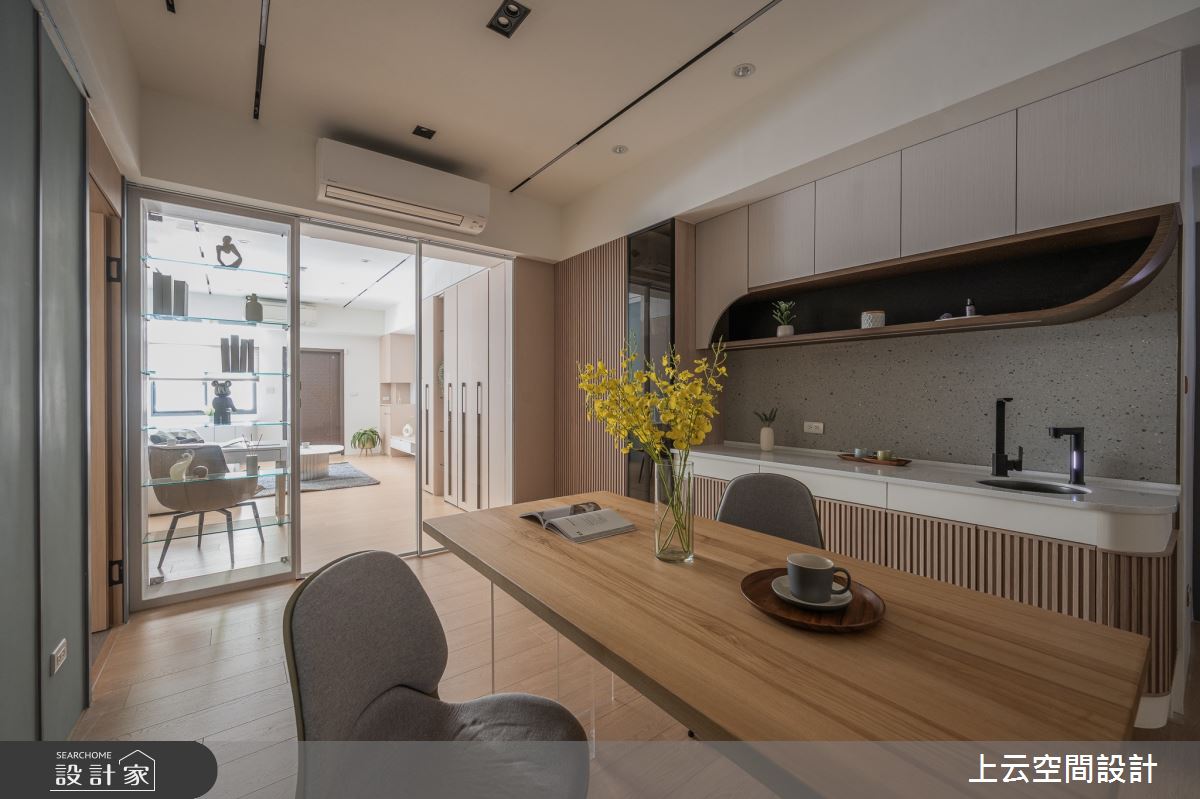 37坪老屋(41~50年)＿現代簡約風餐廳廚房案例圖片＿上云空間設計＿上云_隱.寓之20