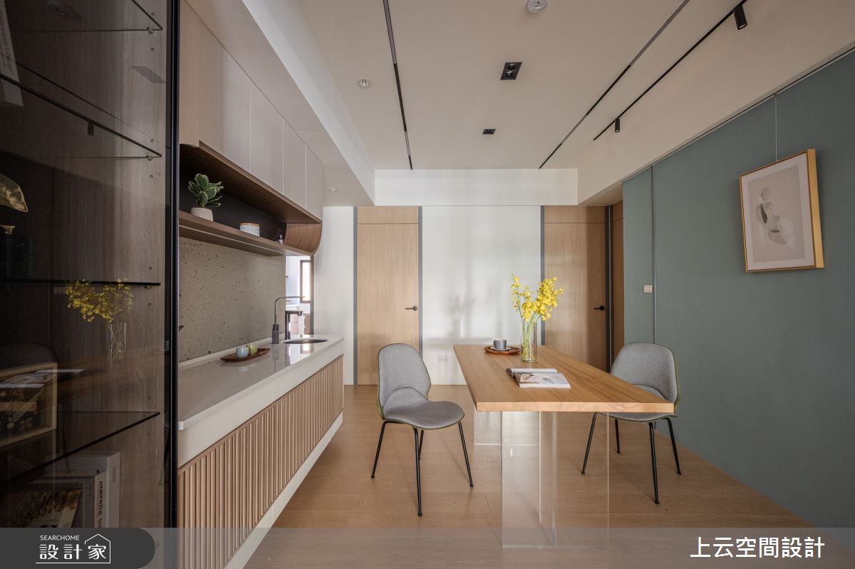 37坪老屋(41~50年)＿現代簡約風餐廳廚房案例圖片＿上云空間設計＿上云_隱.寓之22