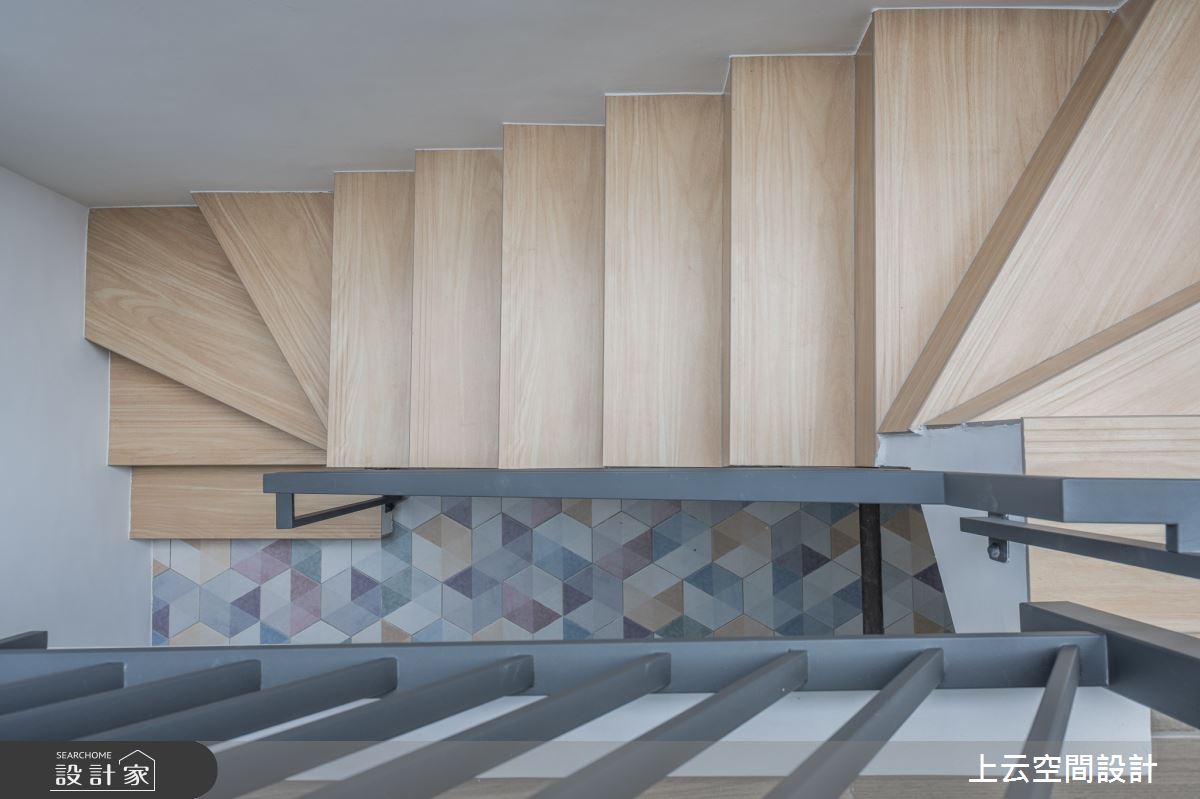 37坪老屋(41~50年)＿現代簡約風樓梯案例圖片＿上云空間設計＿上云_隱.寓之44
