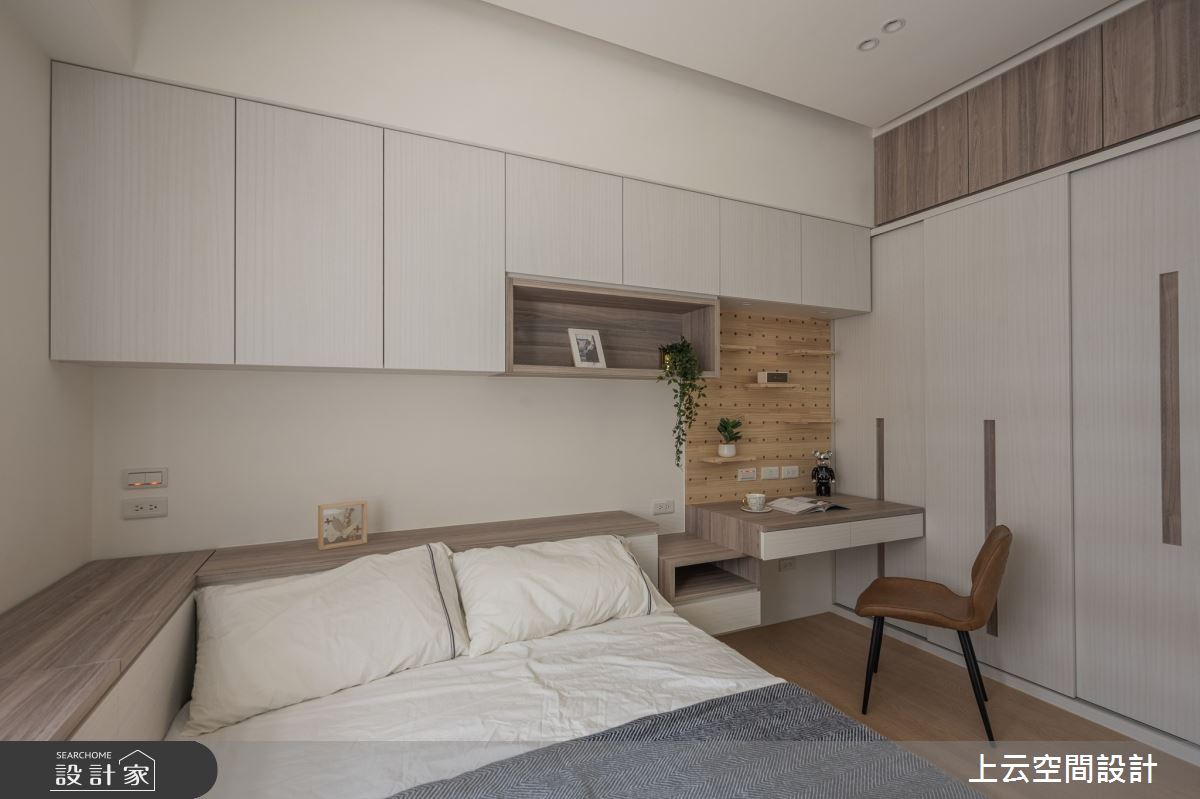 37坪老屋(41~50年)＿現代簡約風臥室案例圖片＿上云空間設計＿上云_隱.寓之35