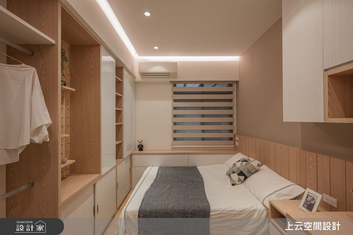 37坪老屋(41~50年)＿現代簡約風臥室案例圖片＿上云空間設計＿上云_隱.寓之31