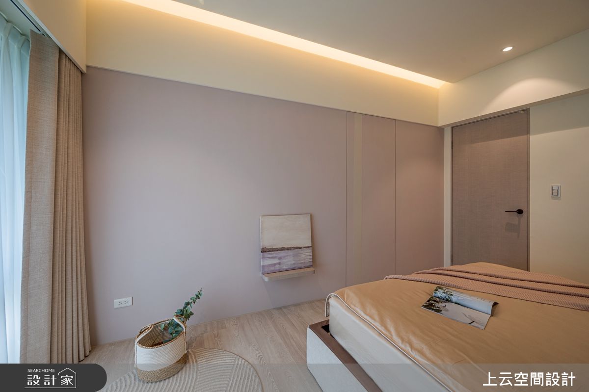 37坪新成屋(5年以下)＿ 輕奢風臥室案例圖片＿上云空間設計＿上云_靜光日居之46