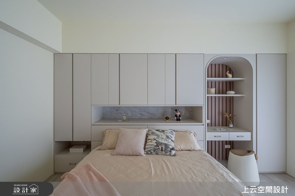 37坪新成屋(5年以下)＿ 輕奢風臥室案例圖片＿上云空間設計＿上云_靜光日居之43