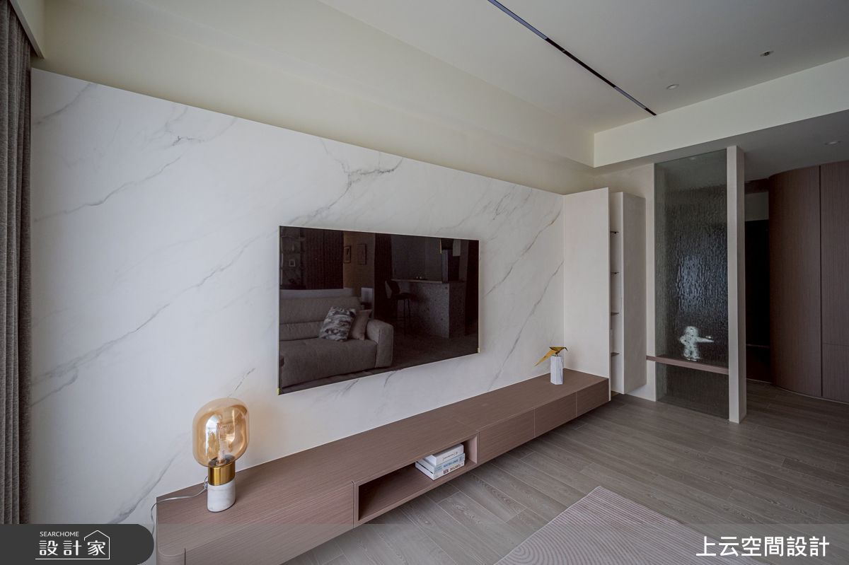37坪新成屋(5年以下)＿ 輕奢風客廳案例圖片＿上云空間設計＿上云_靜光日居之10