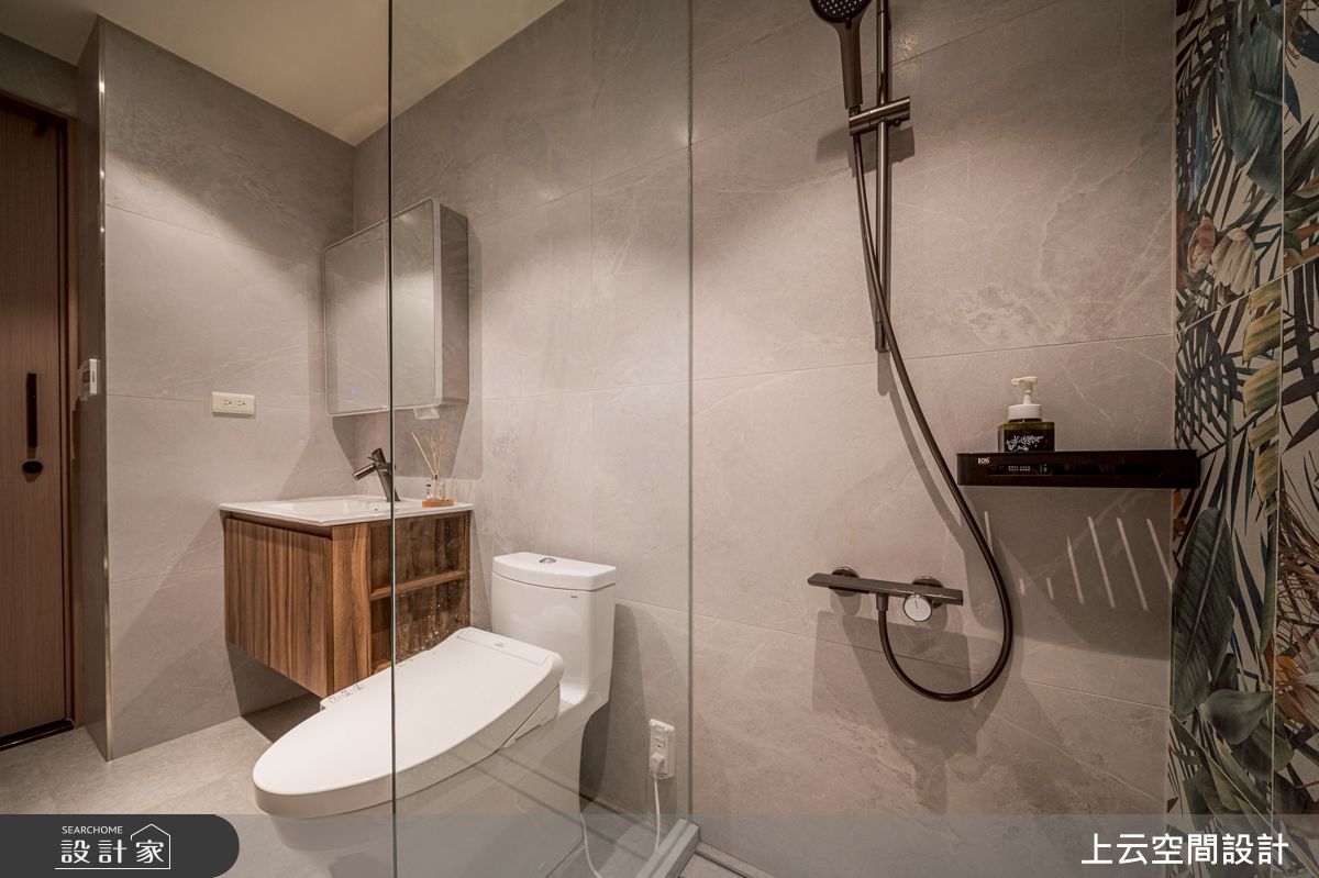 37坪新成屋(5年以下)＿ 輕奢風浴室案例圖片＿上云空間設計＿上云_靜光日居之58