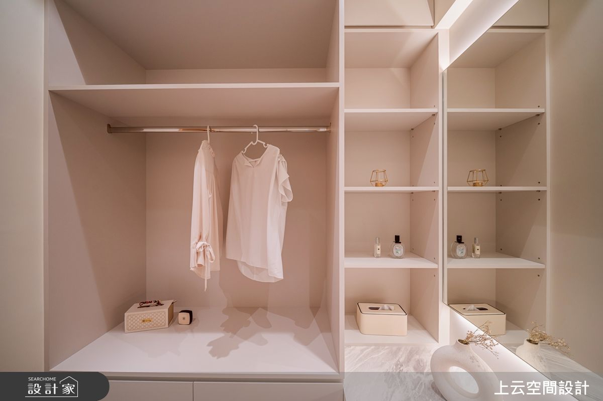 37坪新成屋(5年以下)＿ 輕奢風更衣間案例圖片＿上云空間設計＿上云_靜光日居之55