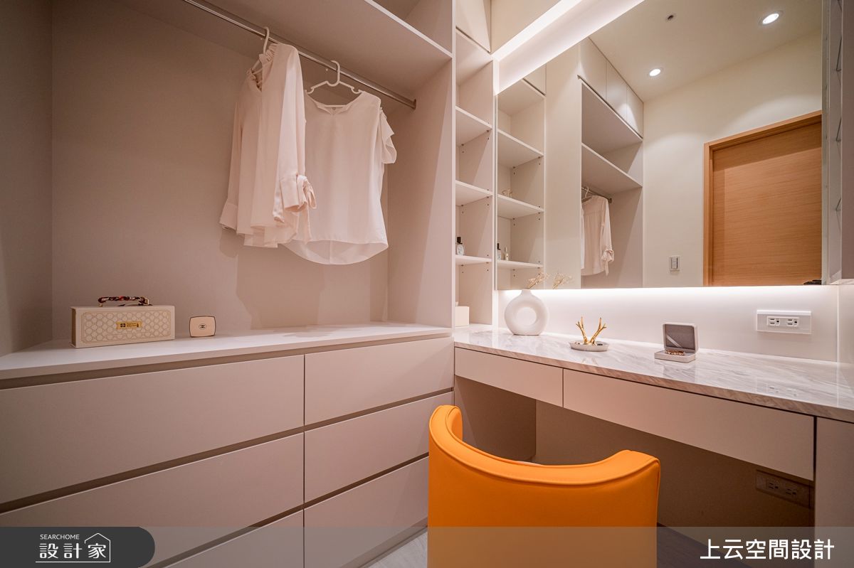 37坪新成屋(5年以下)＿ 輕奢風更衣間案例圖片＿上云空間設計＿上云_靜光日居之54