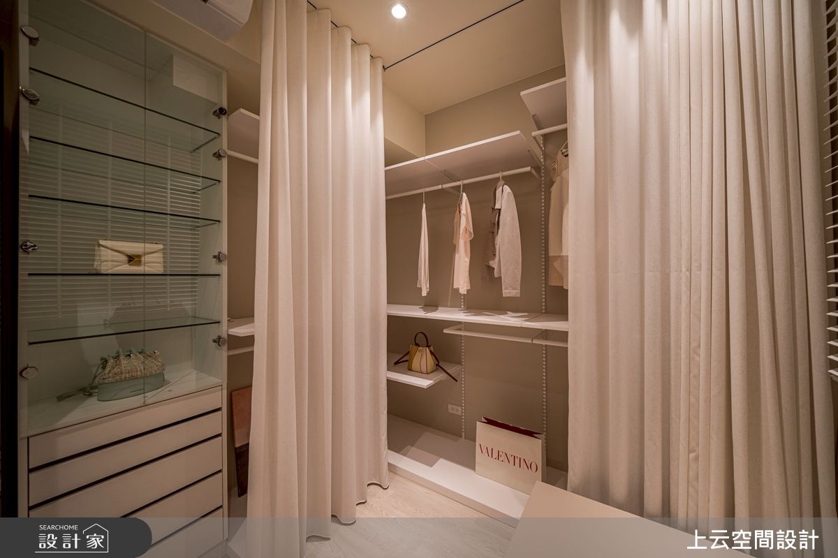 37坪新成屋(5年以下)＿ 輕奢風更衣間案例圖片＿上云空間設計＿上云_靜光日居之49