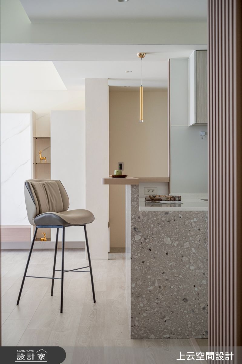 37坪新成屋(5年以下)＿ 輕奢風吧檯案例圖片＿上云空間設計＿上云_靜光日居之28
