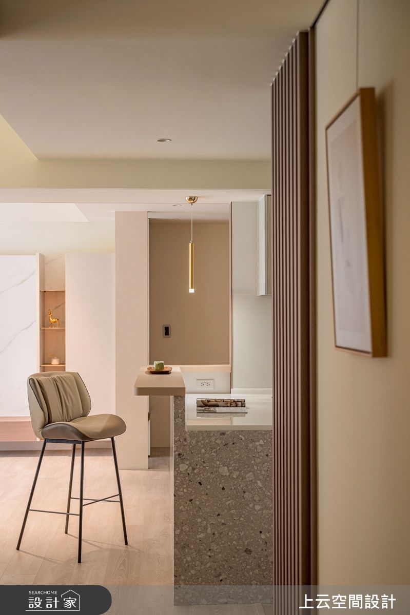37坪新成屋(5年以下)＿ 輕奢風吧檯案例圖片＿上云空間設計＿上云_靜光日居之27