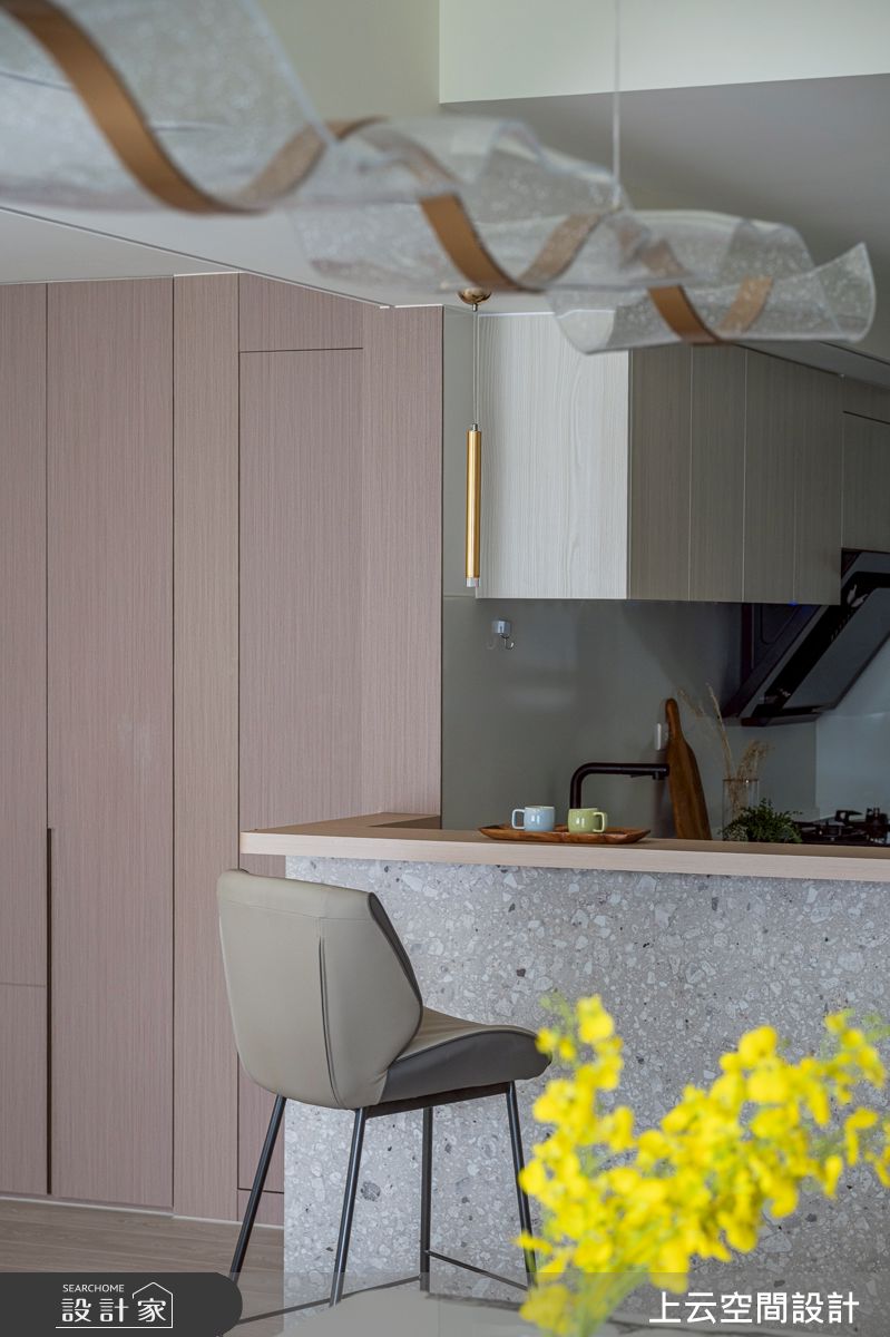 37坪新成屋(5年以下)＿ 輕奢風吧檯案例圖片＿上云空間設計＿上云_靜光日居之29