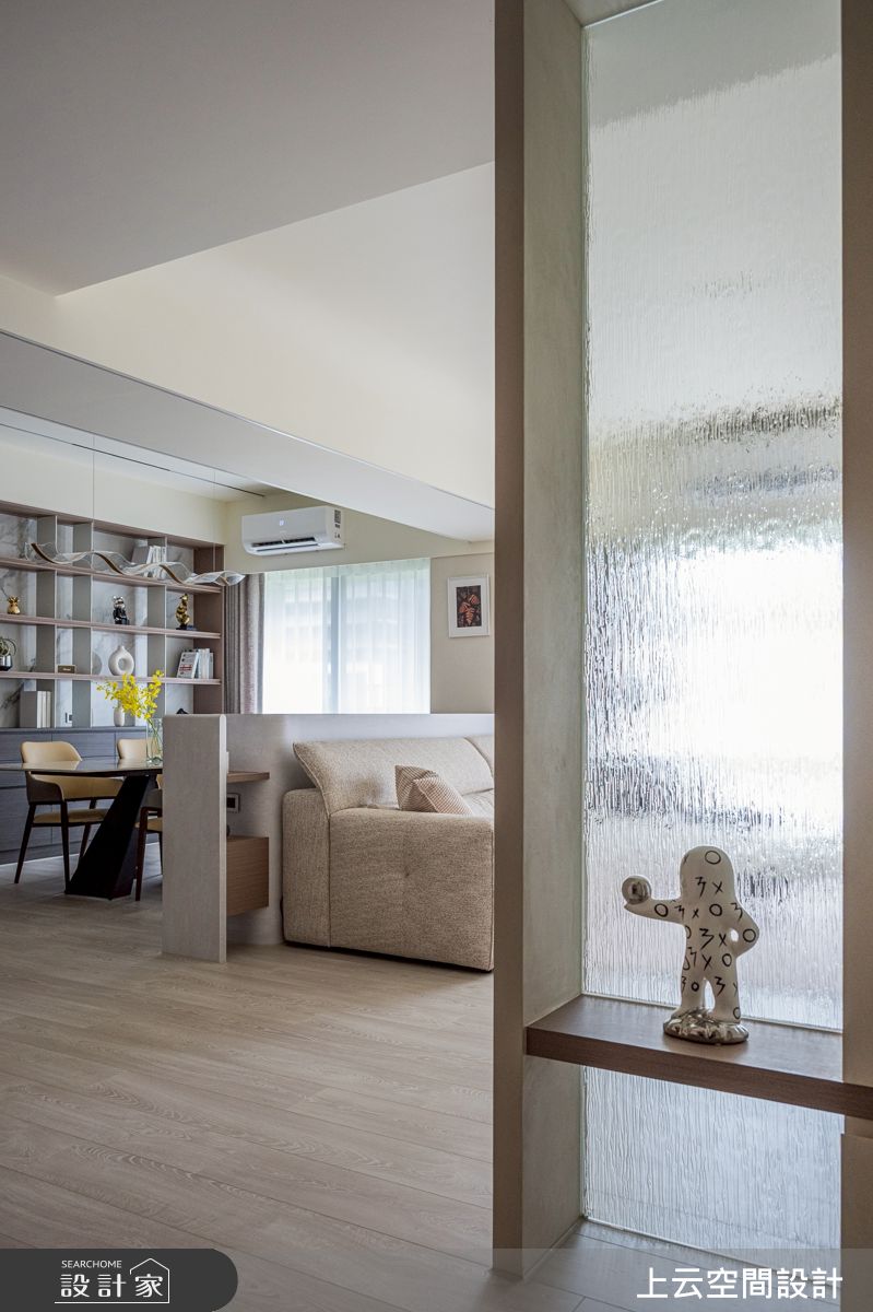 37坪新成屋(5年以下)＿ 輕奢風玄關案例圖片＿上云空間設計＿上云_靜光日居之8