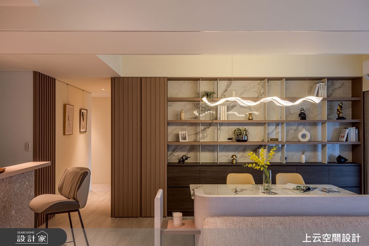 37坪新成屋(5年以下)＿ 輕奢風餐廳案例圖片＿上云空間設計＿上云_靜光日居之34