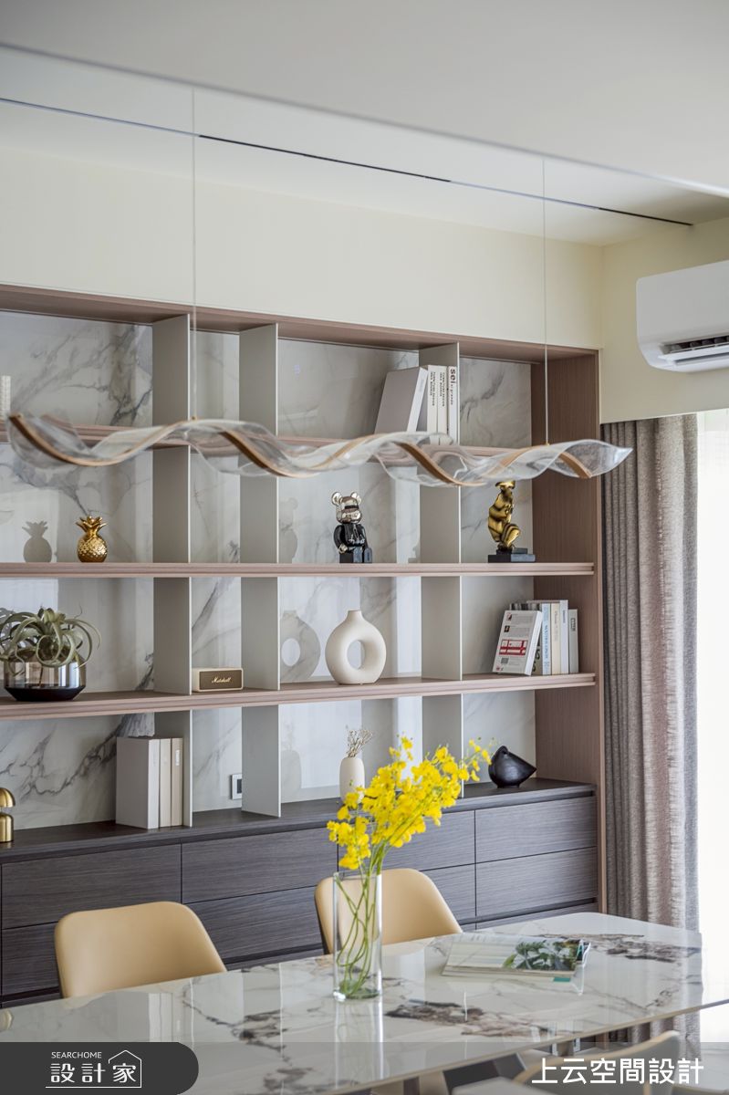 37坪新成屋(5年以下)＿ 輕奢風餐廳案例圖片＿上云空間設計＿上云_靜光日居之36