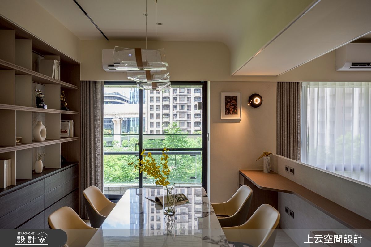 37坪新成屋(5年以下)＿ 輕奢風餐廳案例圖片＿上云空間設計＿上云_靜光日居之39