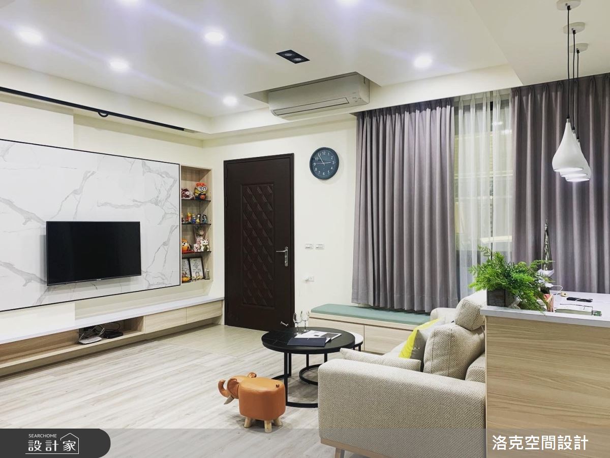 15坪新成屋(5年以下)＿混搭風客廳案例圖片＿洛克空間設計開發有限公司＿洛克_佳里吉祥如意之2