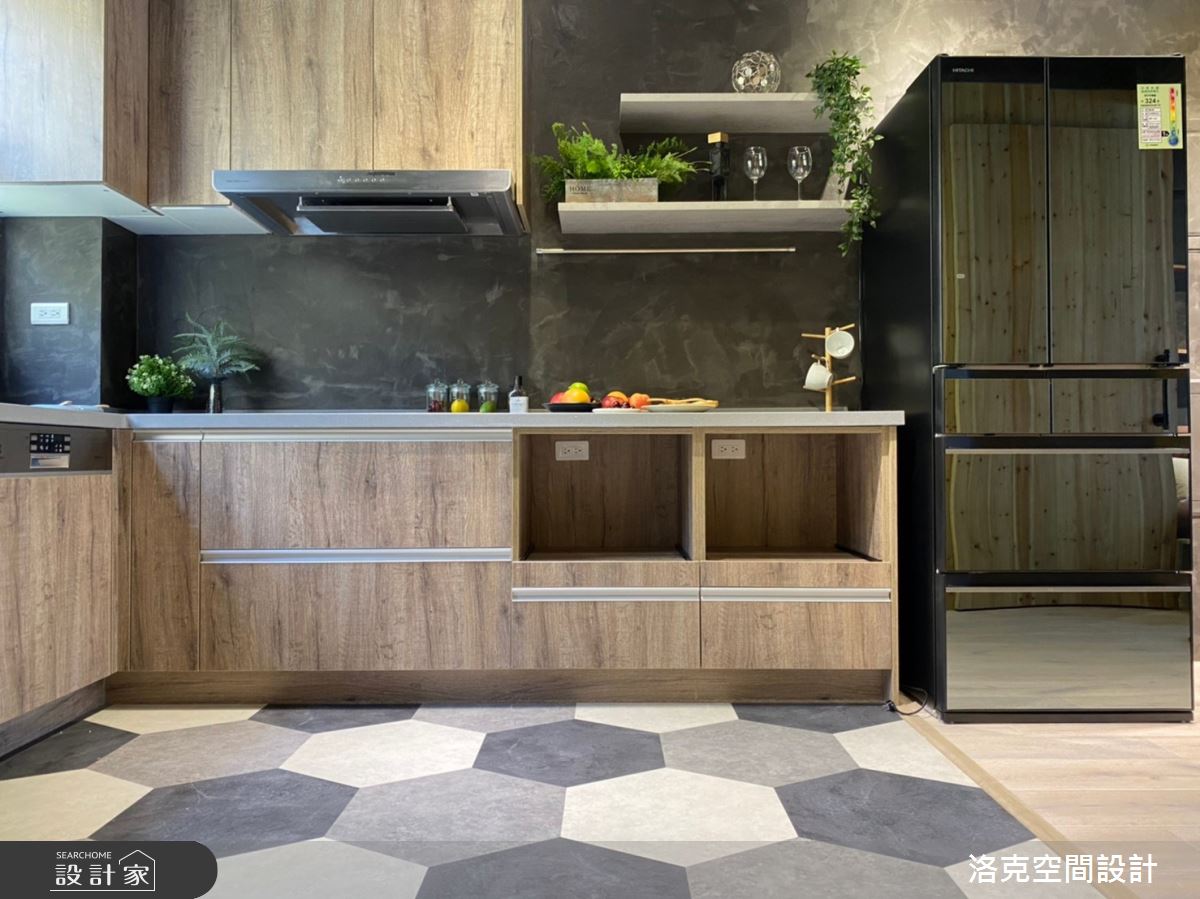 20坪新成屋(5年以下)＿混搭風廚房案例圖片＿洛克空間設計開發有限公司＿洛克_安南百阜之11