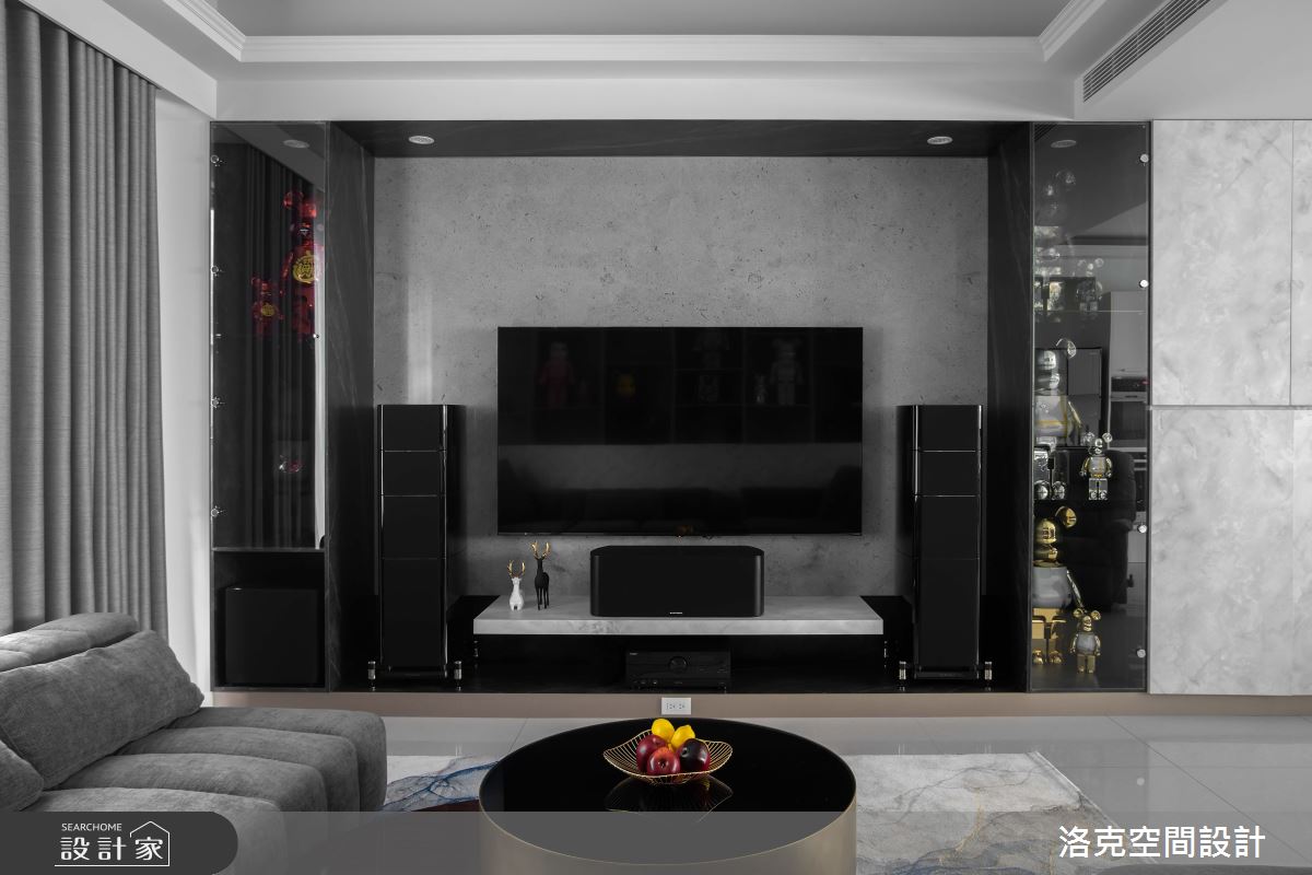 45坪新成屋(5年以下)＿現代風客廳案例圖片＿洛克空間設計開發有限公司＿洛克_綠澗築之5