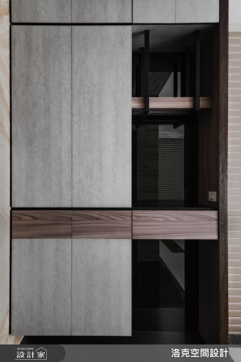60坪新成屋(5年以下)＿現代風玄關案例圖片＿洛克空間設計開發有限公司＿洛克_伯爵之1