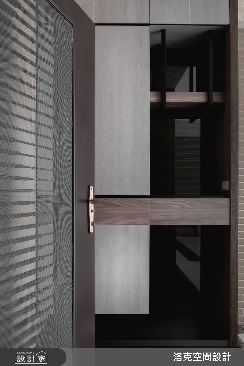 60坪新成屋(5年以下)＿現代風玄關案例圖片＿洛克空間設計開發有限公司＿洛克_伯爵之4