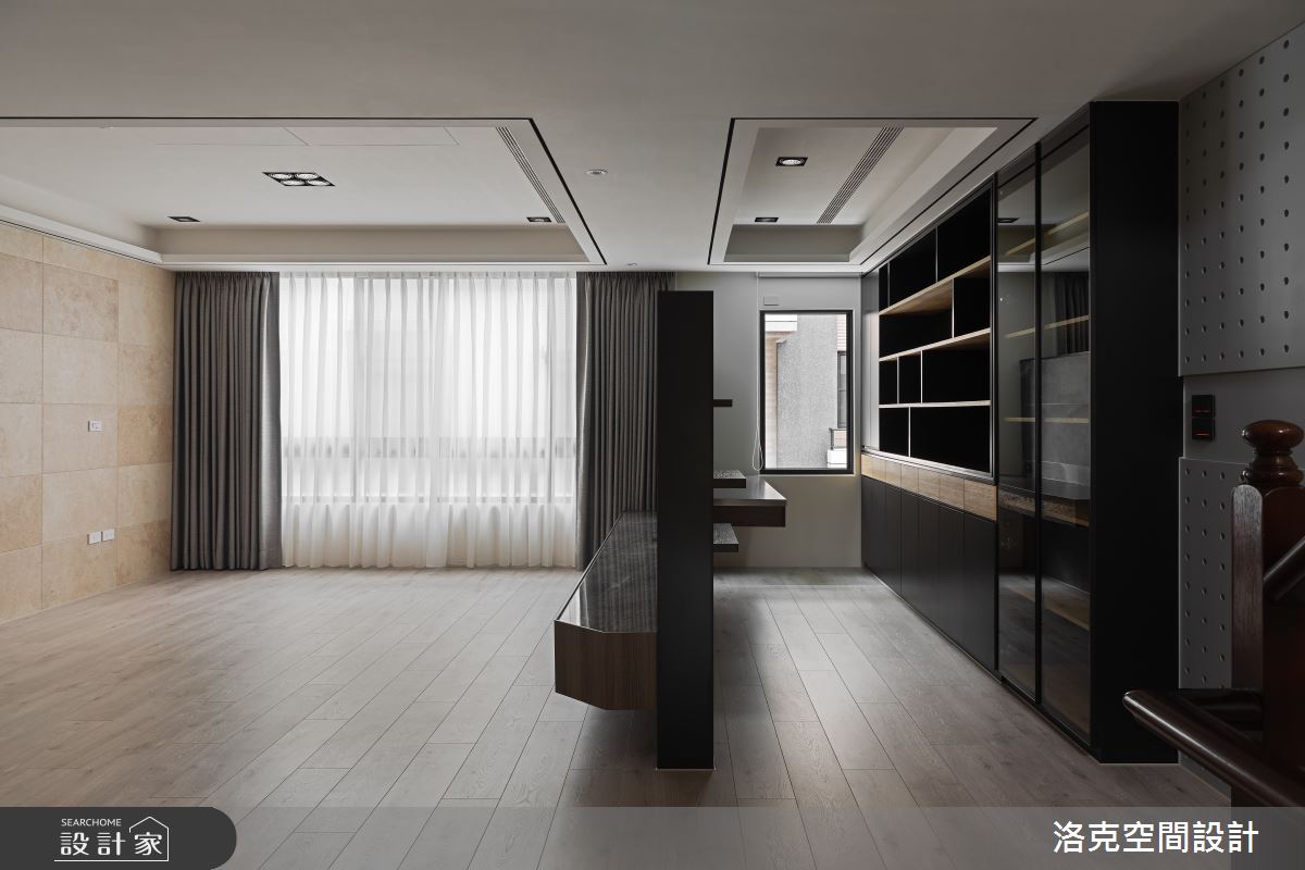 60坪新成屋(5年以下)＿現代風客廳書房案例圖片＿洛克空間設計開發有限公司＿洛克_伯爵之10