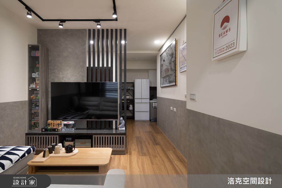 16坪預售屋＿工業風客廳案例圖片＿洛克空間設計開發有限公司＿洛克_水雲川之13