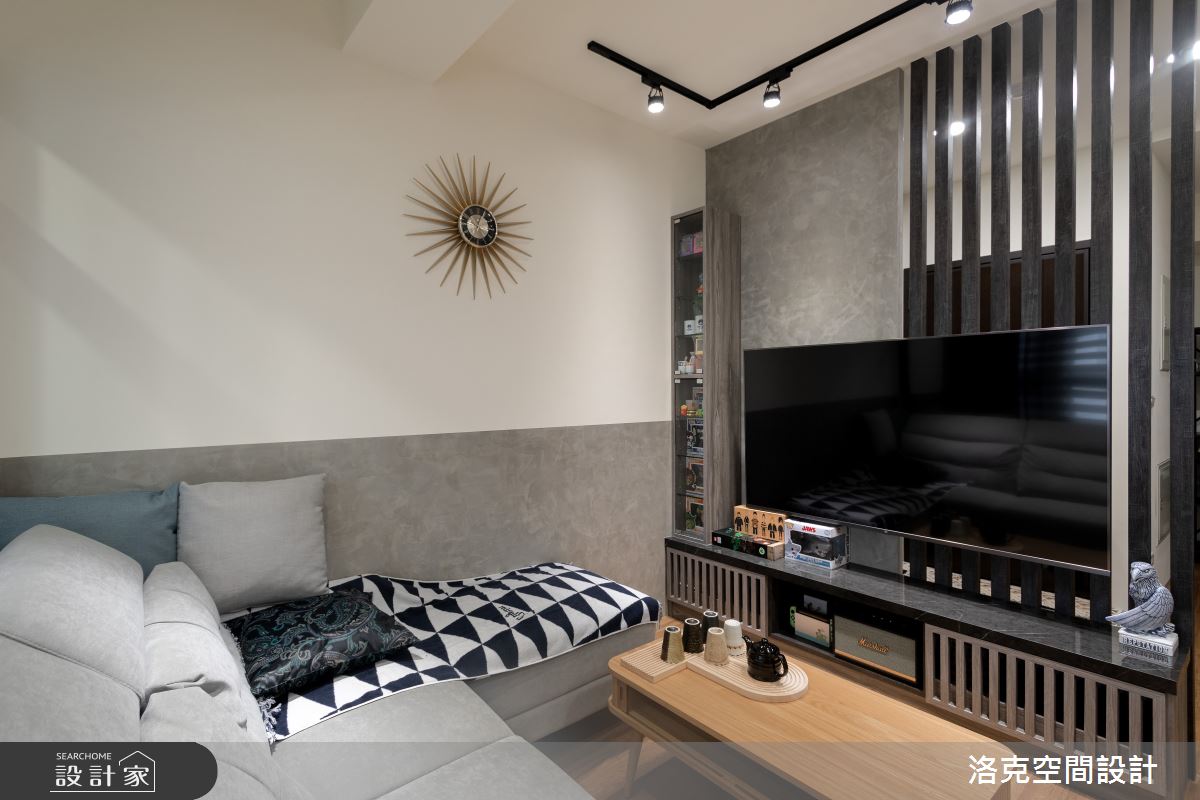 16坪預售屋＿工業風客廳案例圖片＿洛克空間設計開發有限公司＿洛克_水雲川之14