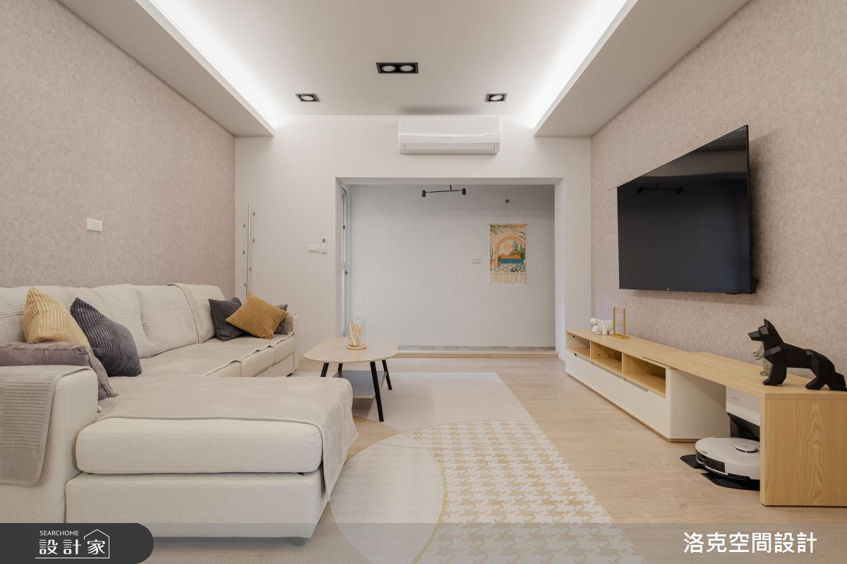 老屋(41~50年)＿簡約風玄關客廳案例圖片＿洛克空間設計開發有限公司＿洛克_老屋翻新_康樂之10