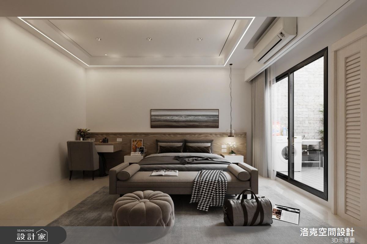 43坪老屋(16~30年)＿混搭風臥室案例圖片＿洛克空間設計開發有限公司＿洛克_文化之11