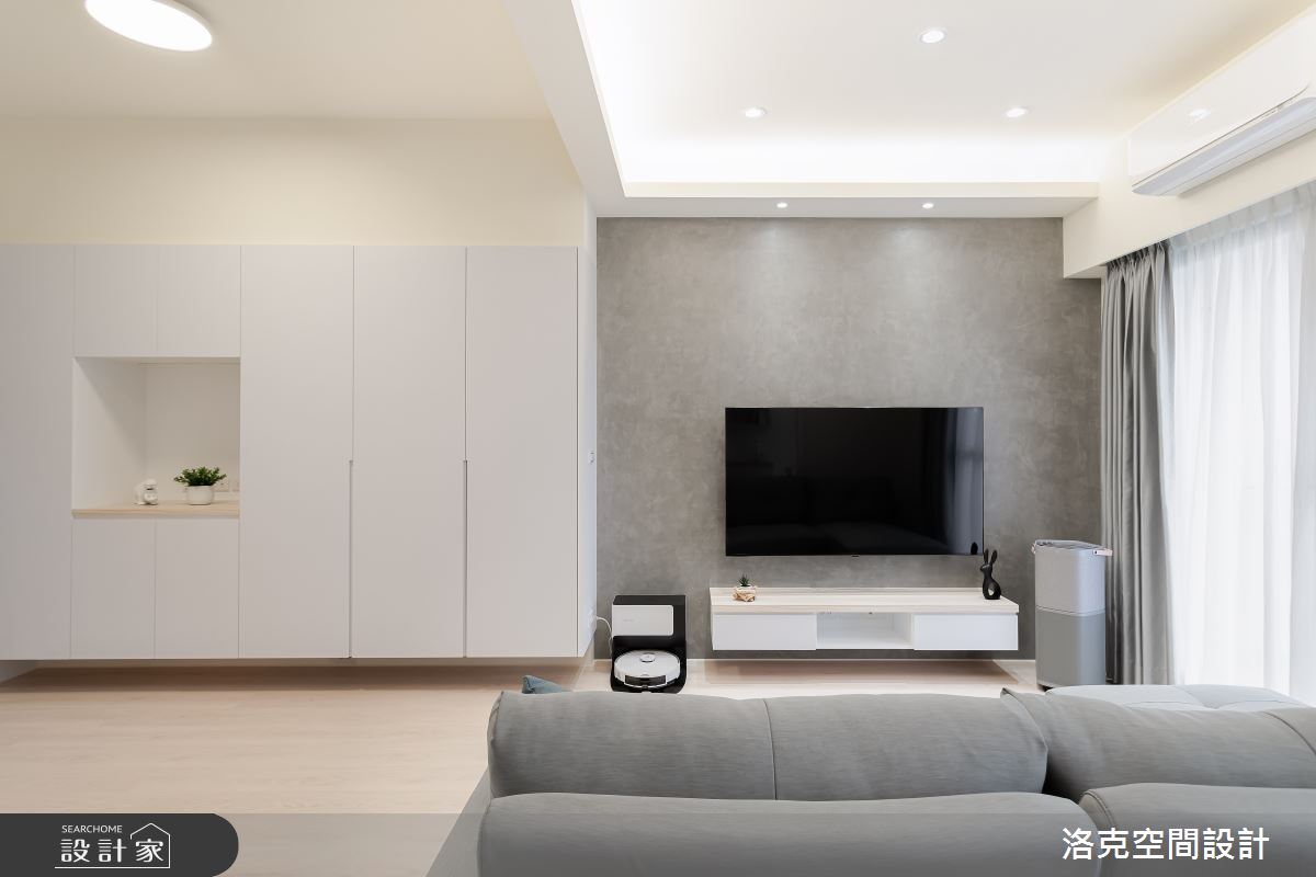 17坪預售屋＿北歐風客廳案例圖片＿洛克空間設計開發有限公司＿洛克_文元之10