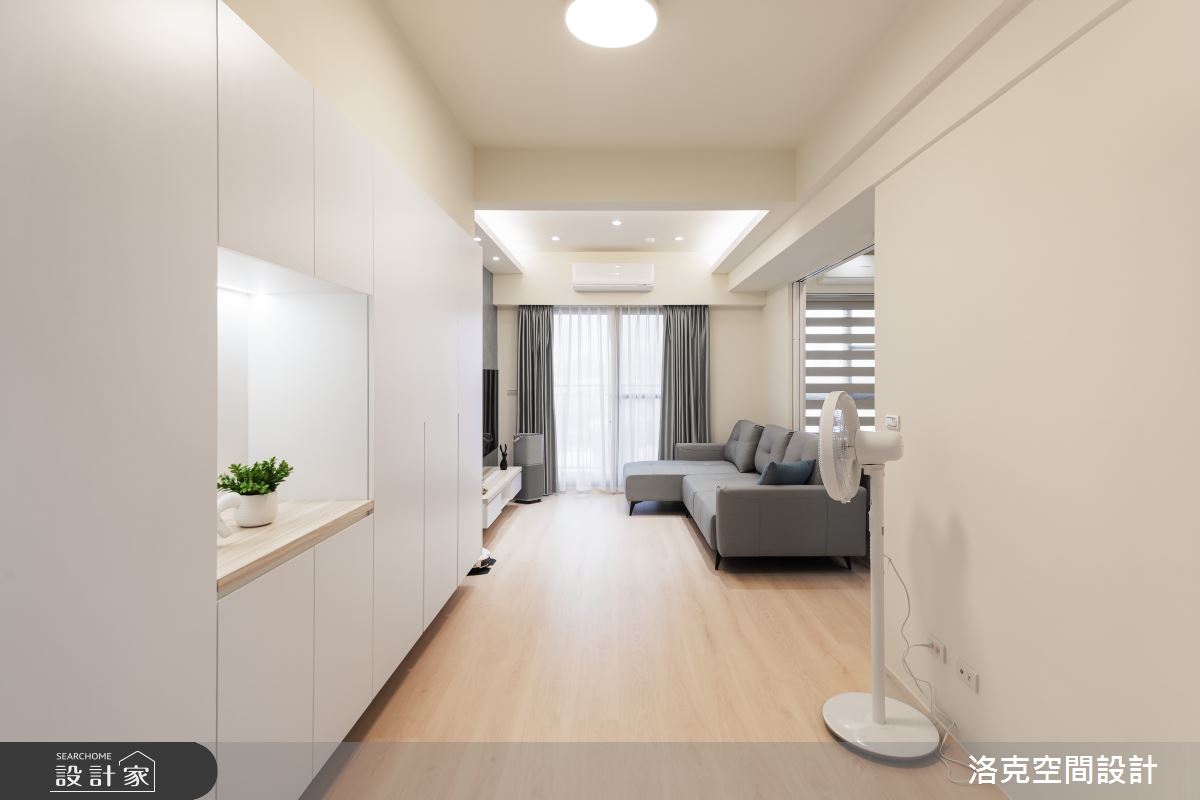 17坪預售屋＿北歐風客廳案例圖片＿洛克空間設計開發有限公司＿洛克_文元之7
