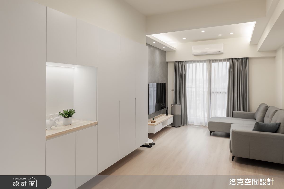 17坪預售屋＿北歐風客廳案例圖片＿洛克空間設計開發有限公司＿洛克_文元之9