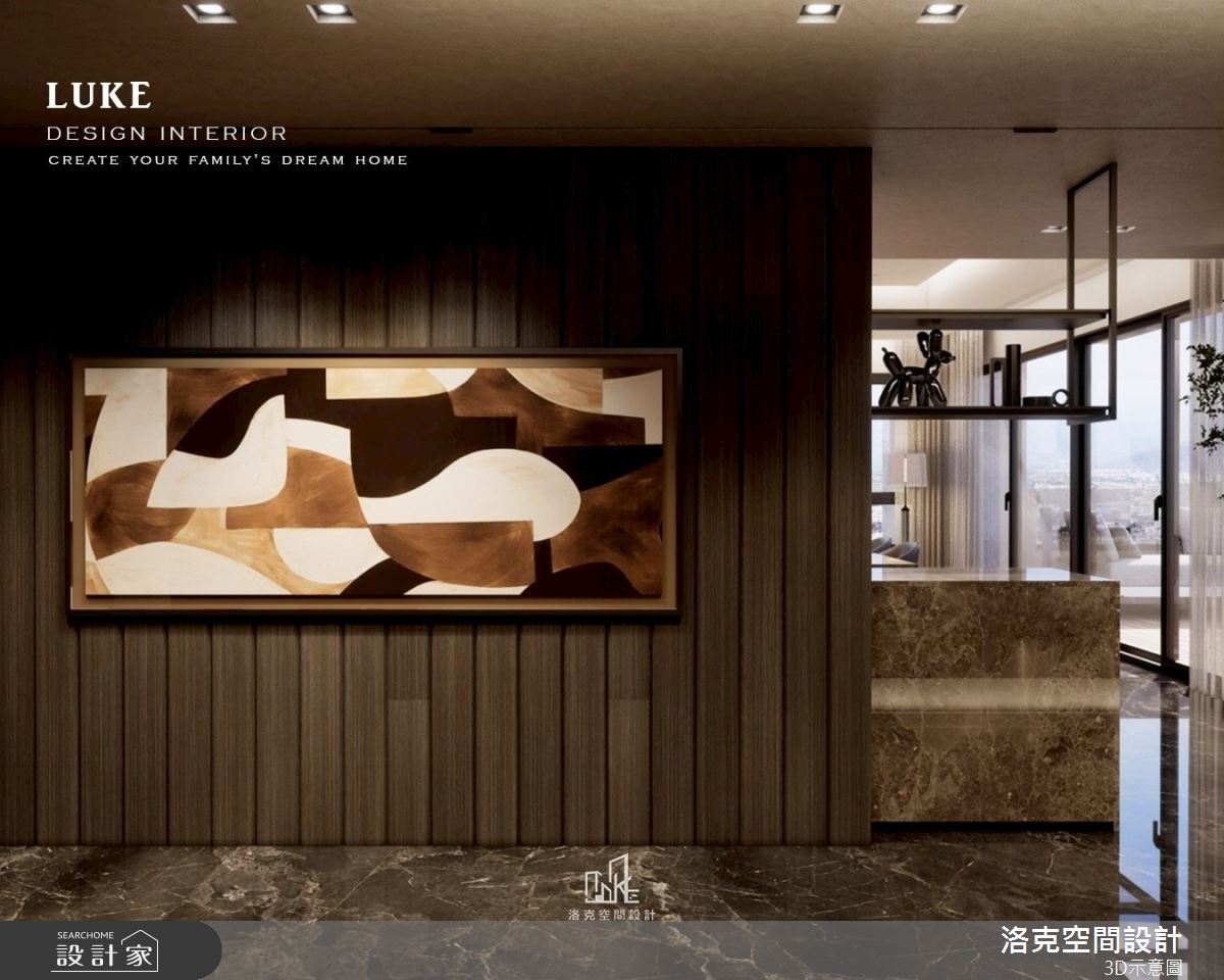 20坪毛胚屋＿現代輕奢風玄關案例圖片＿洛克空間設計開發有限公司＿洛克_磐沐之2