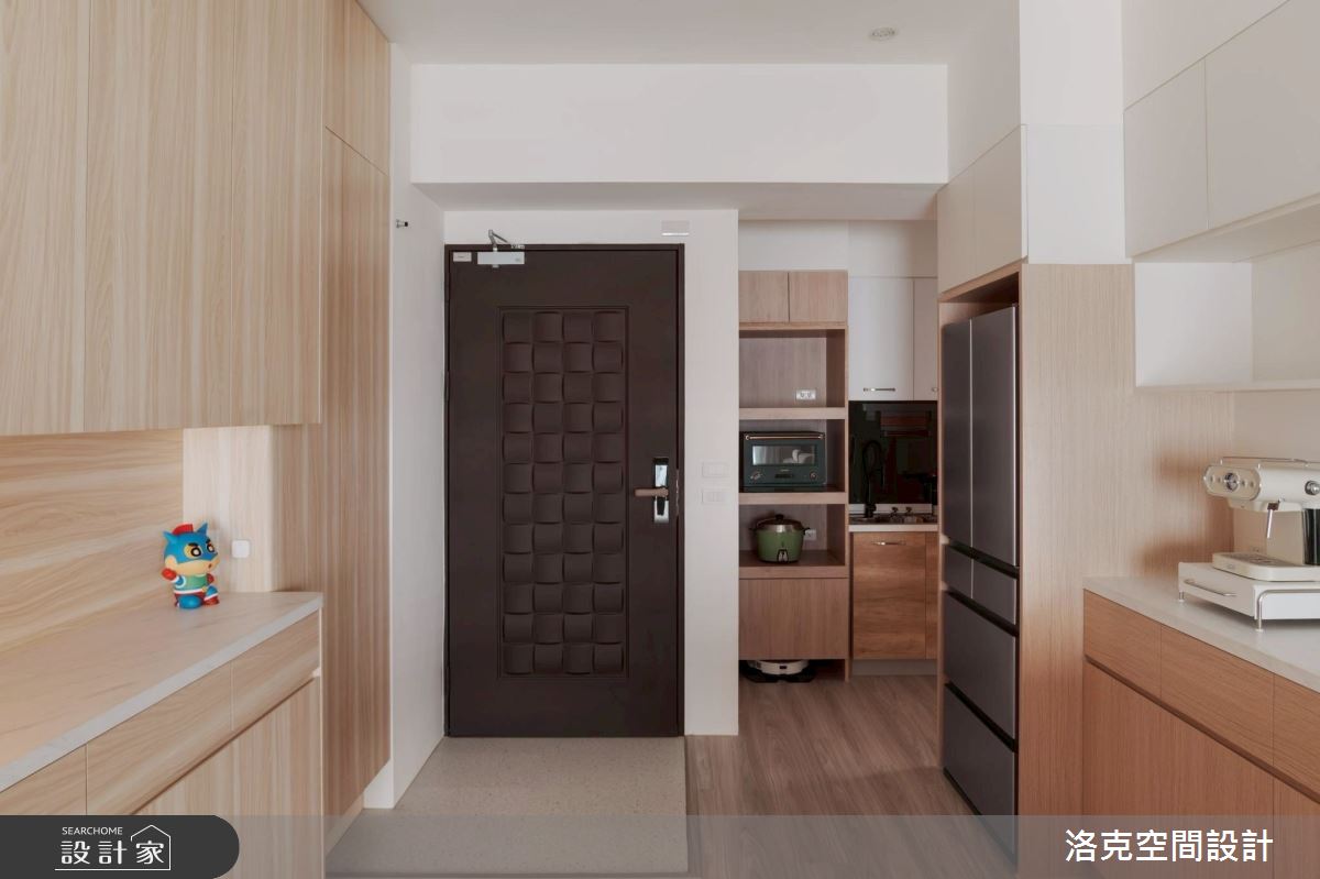 16坪新成屋(5年以下)＿簡約風玄關案例圖片＿洛克空間設計開發有限公司＿洛克_森境之2