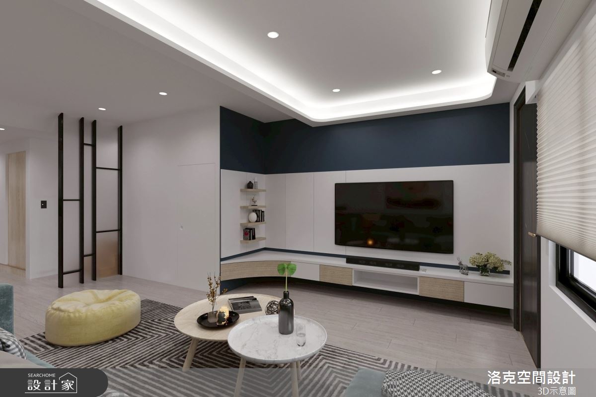 39坪老屋(16~30年)＿簡約風客廳案例圖片＿洛克空間設計開發有限公司＿洛克_光邸之1