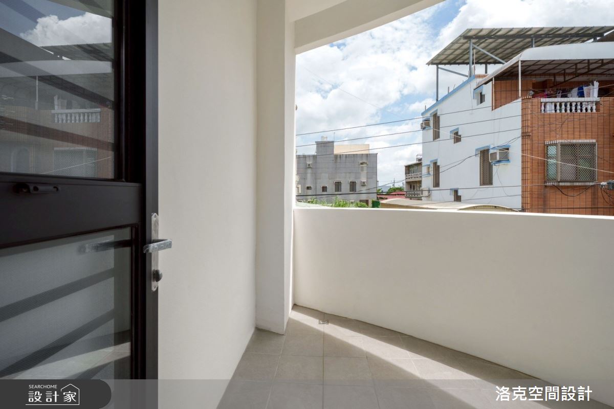 73坪老屋(41~50年)＿奶油簡約風陽台案例圖片＿洛克空間設計開發有限公司＿洛克_富強之30