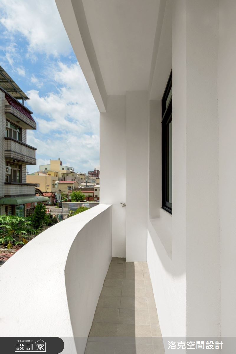 73坪老屋(41~50年)＿奶油簡約風陽台案例圖片＿洛克空間設計開發有限公司＿洛克_富強之33