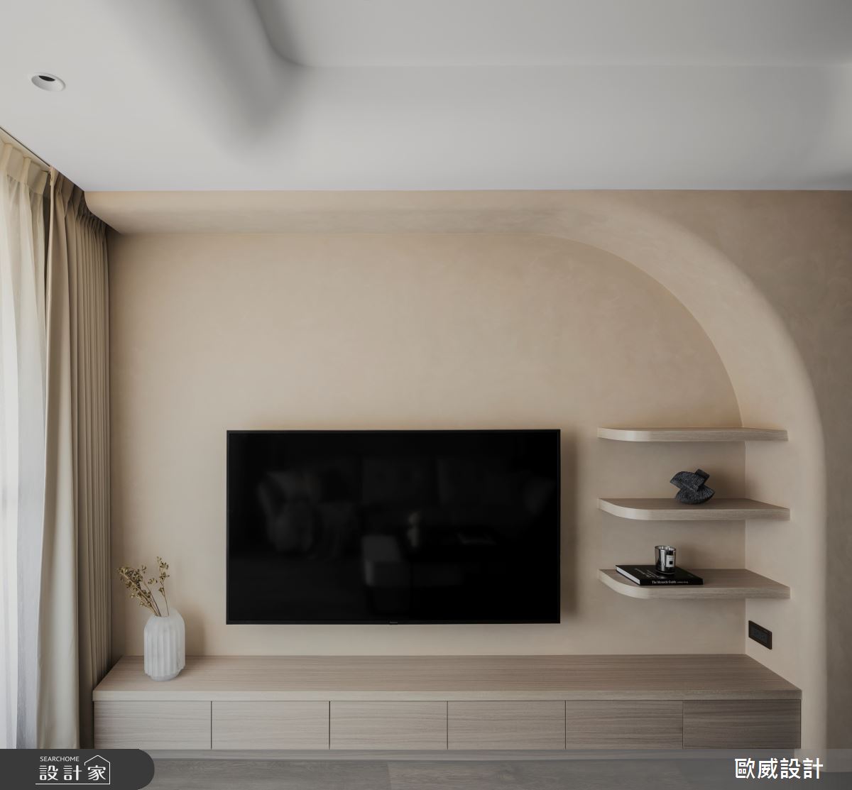 20坪老屋(50年以上)＿現代風客廳案例圖片＿歐威室內設計有限公司＿歐威_旭日之9